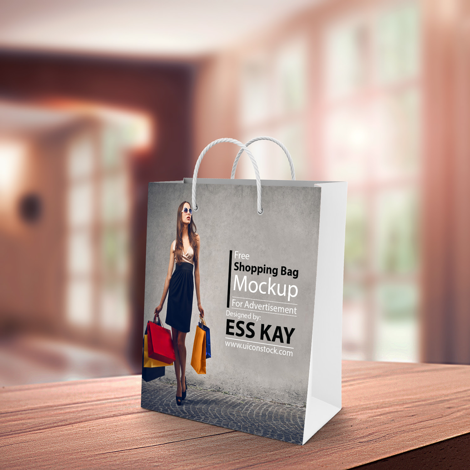 Download Free Shopping Bag Mockup - A Graphic World
