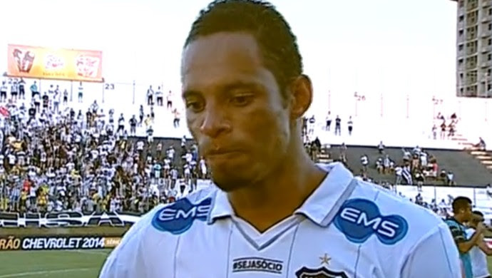 Samuel, zagueiro do ABC (Foto: Reprodução/Premiere FC)