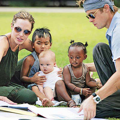 Angelina Jolie Kids Photos. Their kids