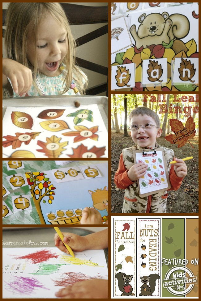 Fall Printable Activities