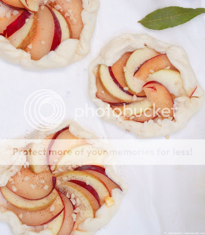 Galette, Minigalette, Cafesnack, Apfelküchlein, Pflaumen