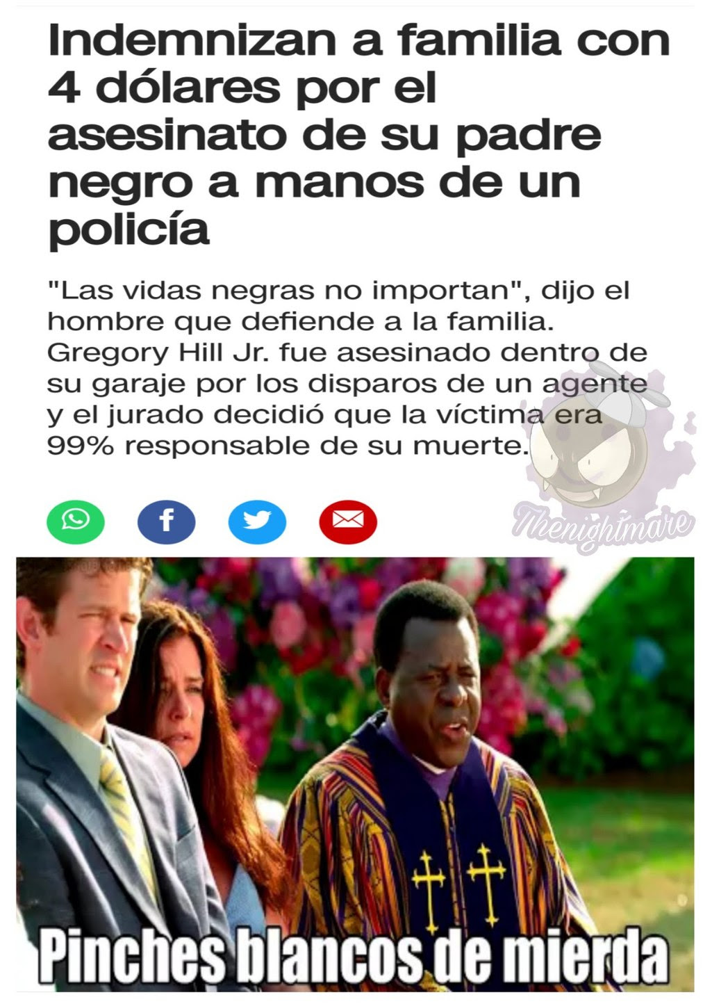 Es Porque Soy Negro No Meme By Thenightmore Memedroid