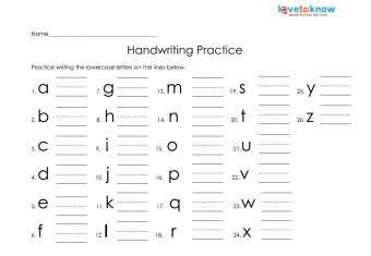  free kindergarten worksheets lovetoknow