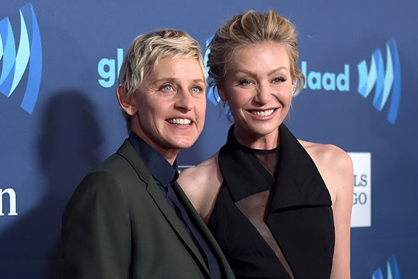 Ellen DeGeneres e Portia de Rossi (Foto: Getty Images)