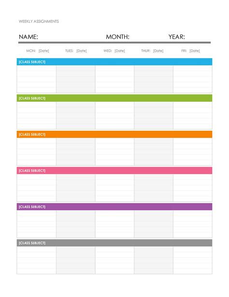 Free weekly planner template that you can customize before you print. 26 blank weekly calendar templates pdf excel word template lab