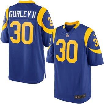 Men's Los Angeles Rams Todd Gurley Nike Royal Game Jersey