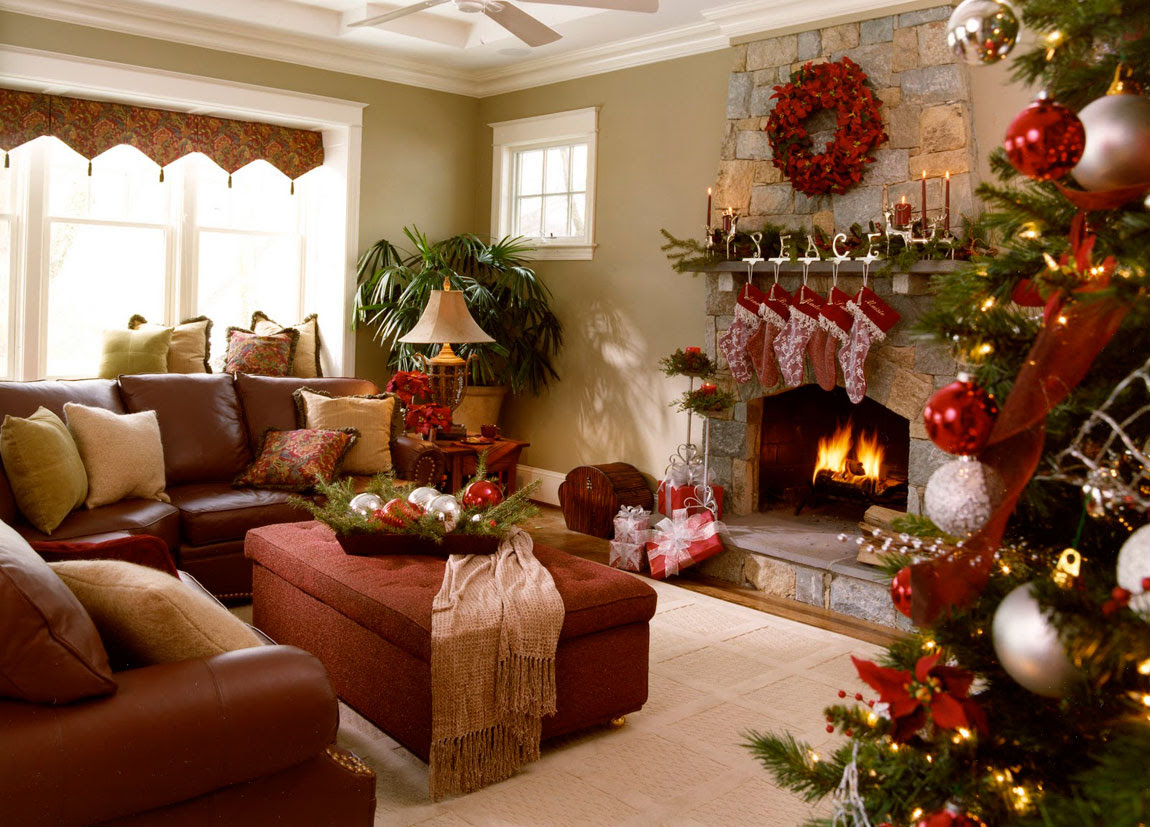 40 Fantastic Living Room Christmas Decoration Ideas - All ...