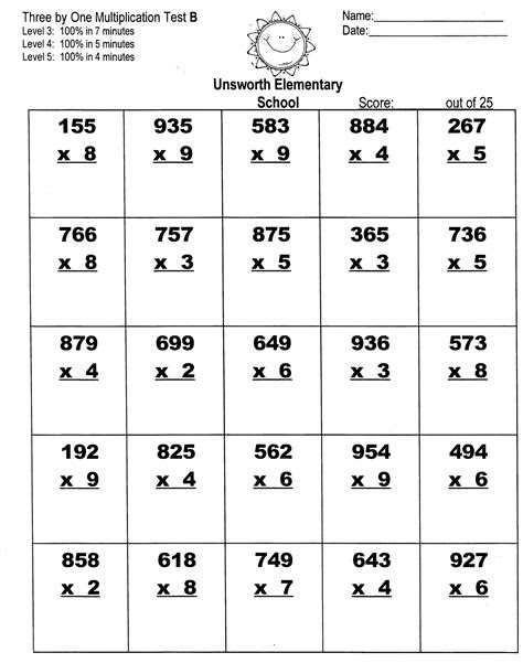  11 three digit multiplication worksheets worksheetocom