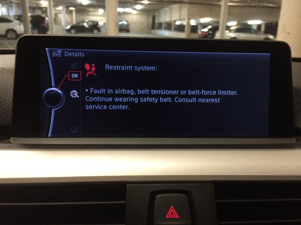 Restraint System Fault Bmw 3 Series And 4 Series Forum F30 F32 F30post