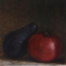 Avocado and Tomato  6x6 in.