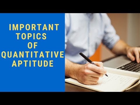 How to prepare for QUANT section in bank exams? || IMPORTANT TOPICS of Quantitative Aptitude in bank exams.