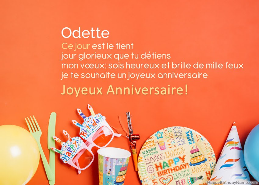 Joyeux Anniversaire Odette Des Images 25