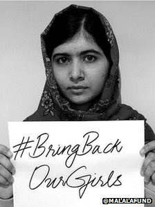 Malala Yousafzai tweets Bring Back Our Girls 