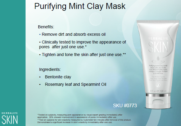 Herbalife Purifying Mint Clay Mask