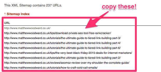 XML Sitemap