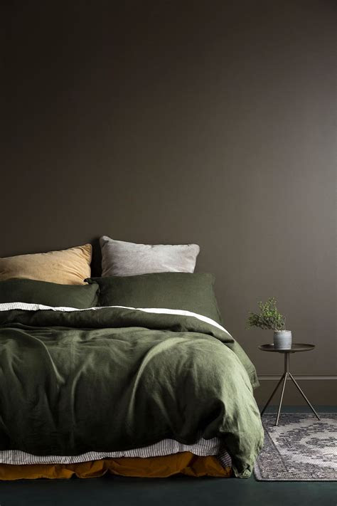 Let's go over several examples of green bathrooms to help give you an idea. moody-bedroom - STYLE CURATOR