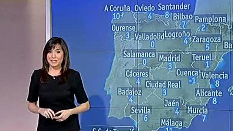 Lluvias fuertes en el litoral cantábrico