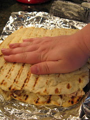 Grilled Flat Bread Sandwich
