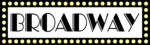 Free Stock Photo: Illustration of a broadway sign.