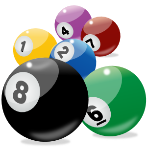 ビリヤードの玉のイラスト 無料イラスト作成ソフトinkscape インクスケープ の作品集