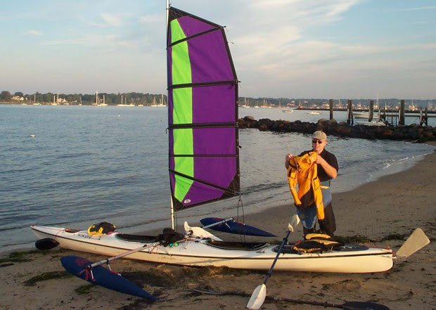 sail: diy kayak outrigger