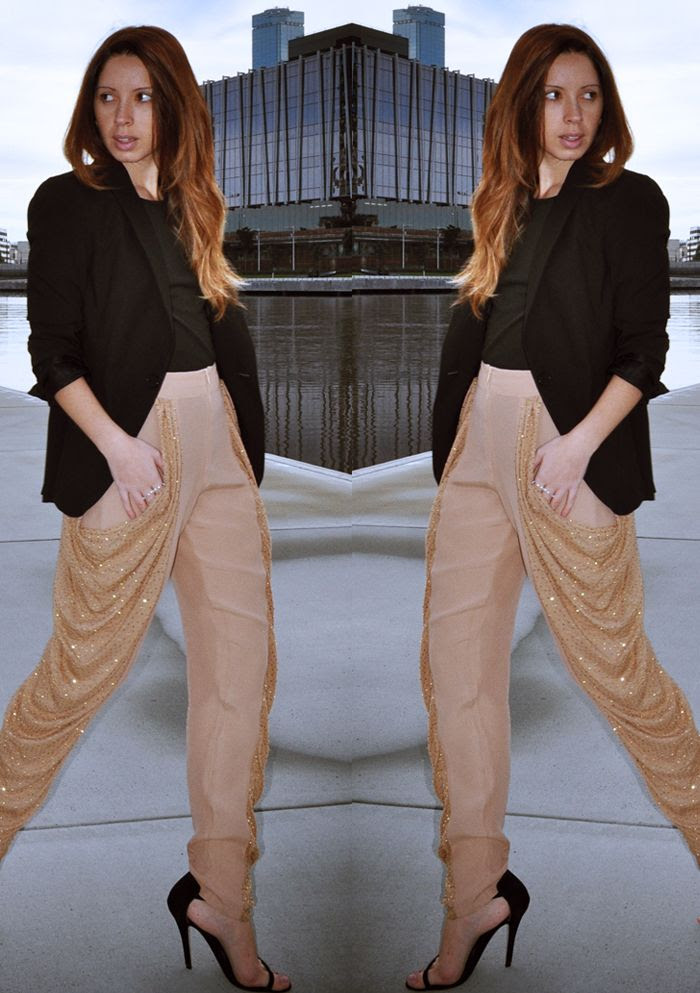 Hussy pants on Friend in Fashion