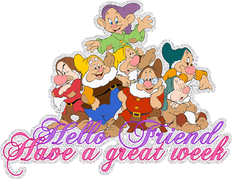 wonderful happy week days Glitter Graphics Mysapce Graphics