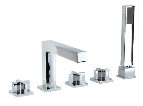 Phoenix OV Series 5 Hole Deck Mounted Bath Shower Mixer 