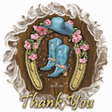 Glitter Western ThankYou Pictures, Images and Photos