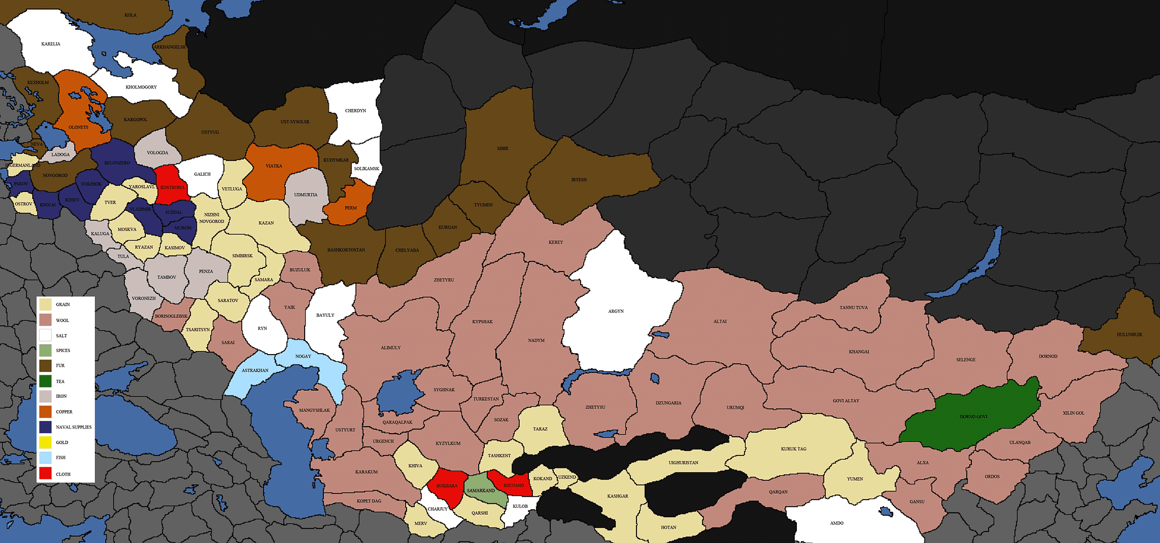 Plea To Correct Trade Goods In Russia And Central Asia Paradox Interactive Forums