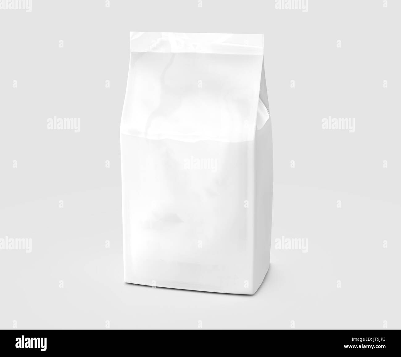 Download Pearl white coffee bean bag mockup, blank foil bag ...