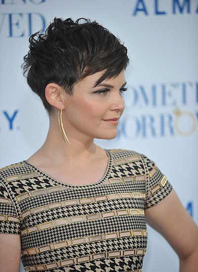 get short choppy hair like ginnifer