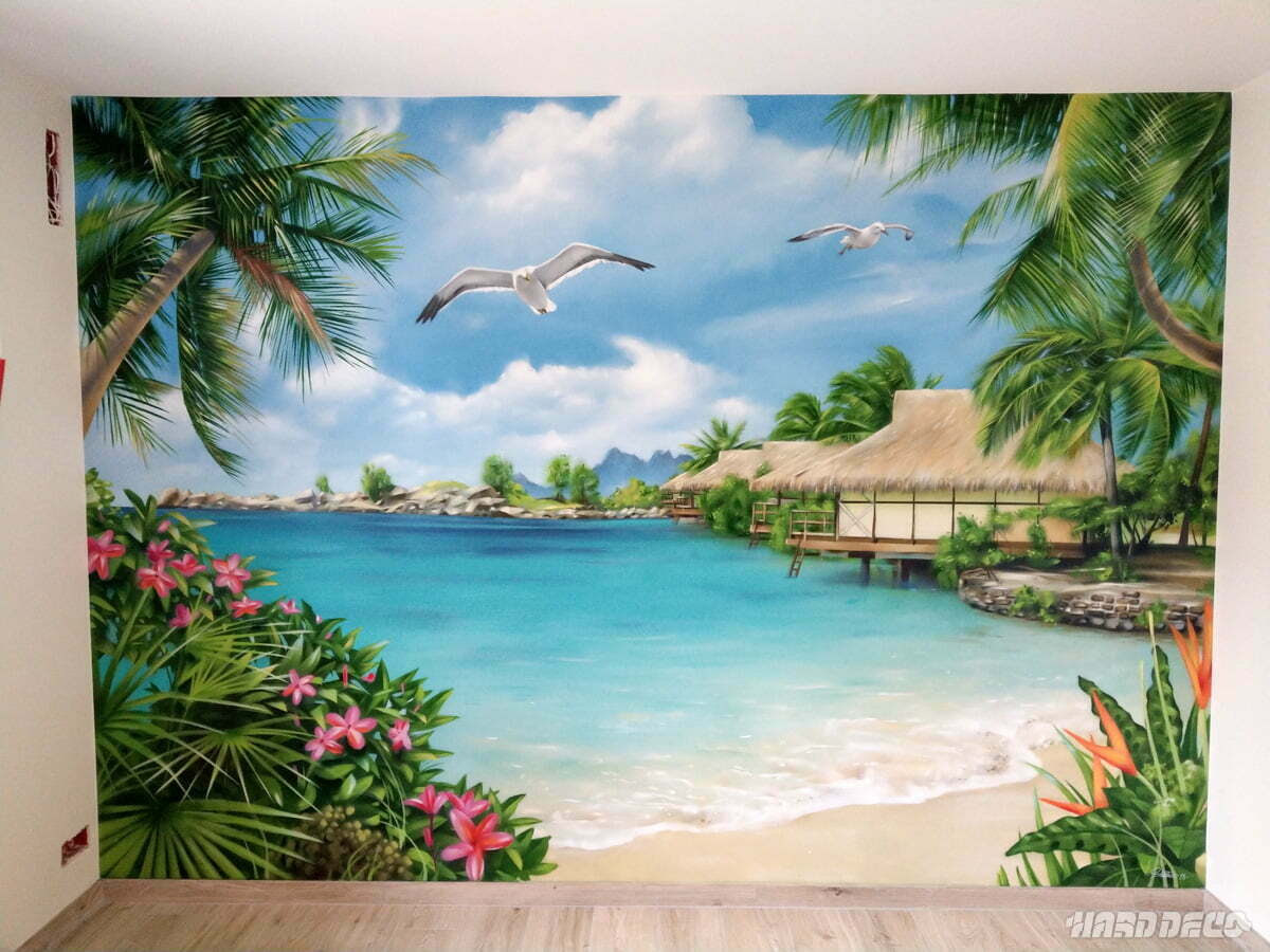  Plage  paradisiaque  Hard Deco 