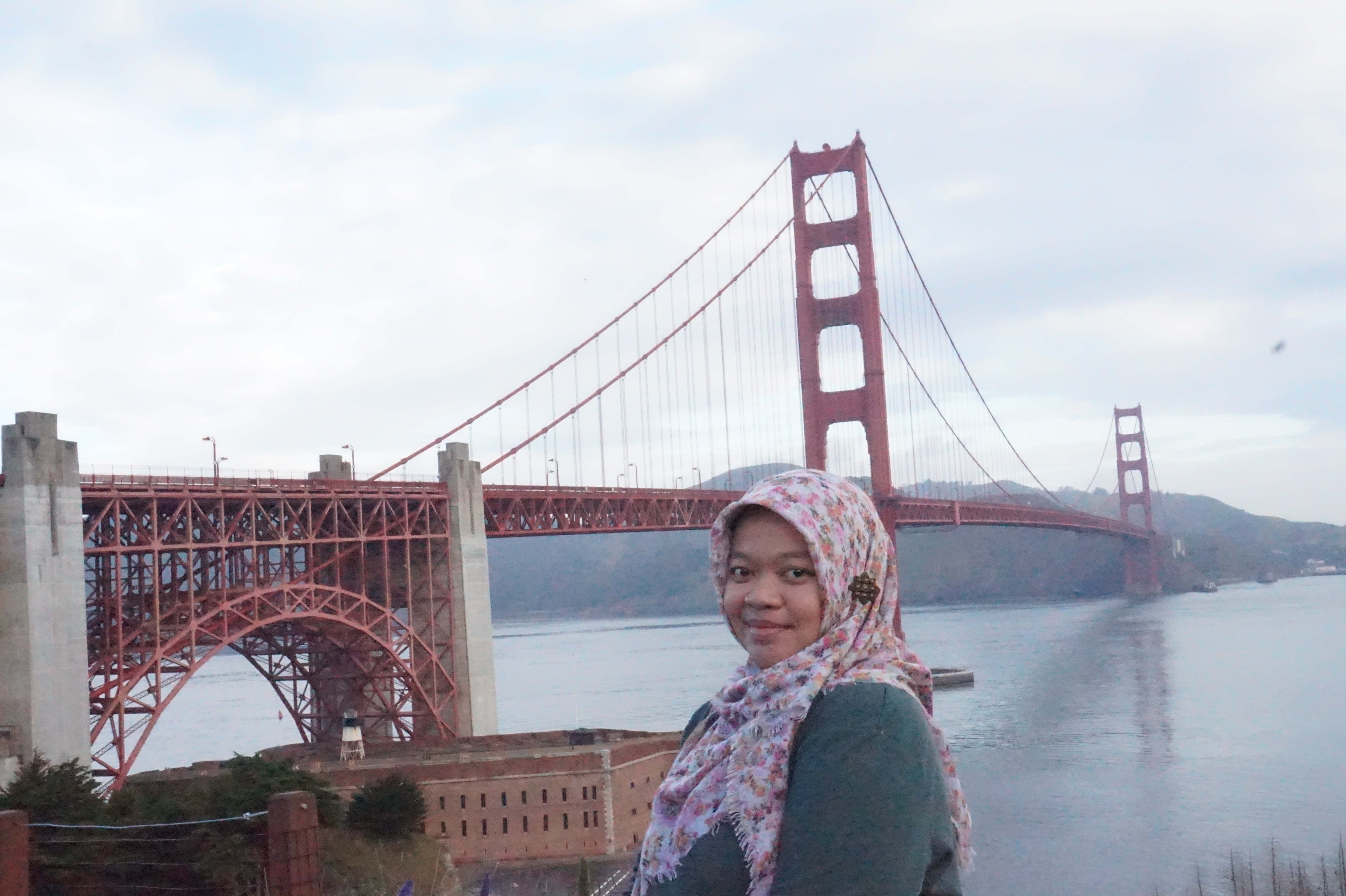 Mengunjungi Golden Gate Bridge di San Fransisco