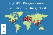 Locations of visitors to this page