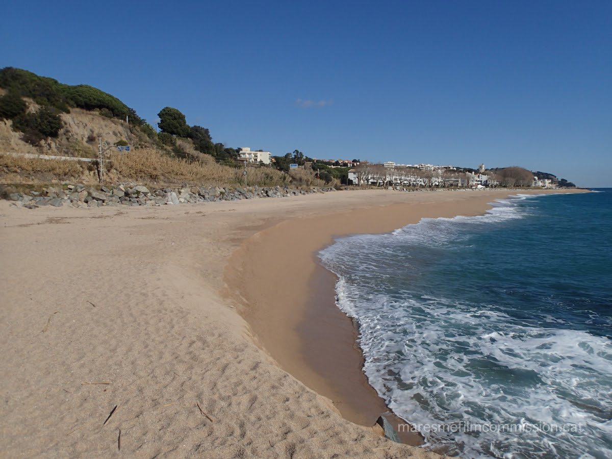Resultado de imagen de playa can villar sant pol de mar barcelona
