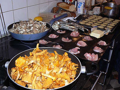 girolles et rables de lapin attendent ....jpg
