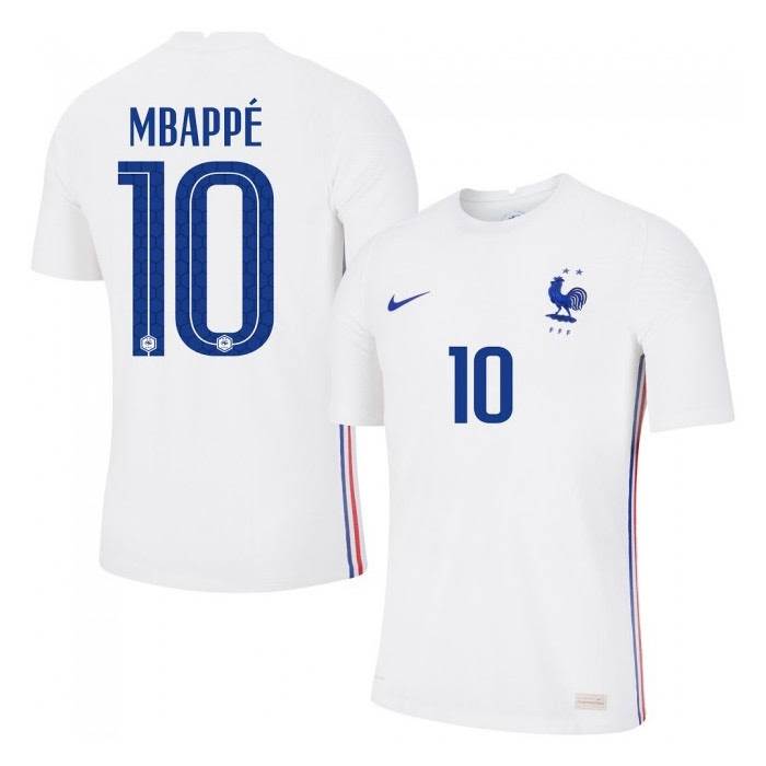 サッカー Uefa Euro フランス代表 アウェイ レプリカユニフォーム エンバペ 10 Wowshop