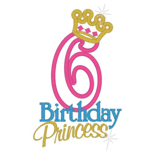 Free Free 282 6Th Birthday Princess Svg SVG PNG EPS DXF File