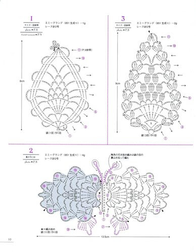 LACEWORK pineapple pattern 100