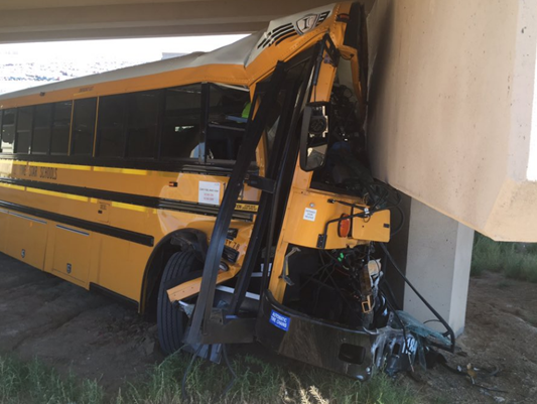 Driver Dies, Several Hurt As School Bus Carrying Cootball Team Crashes