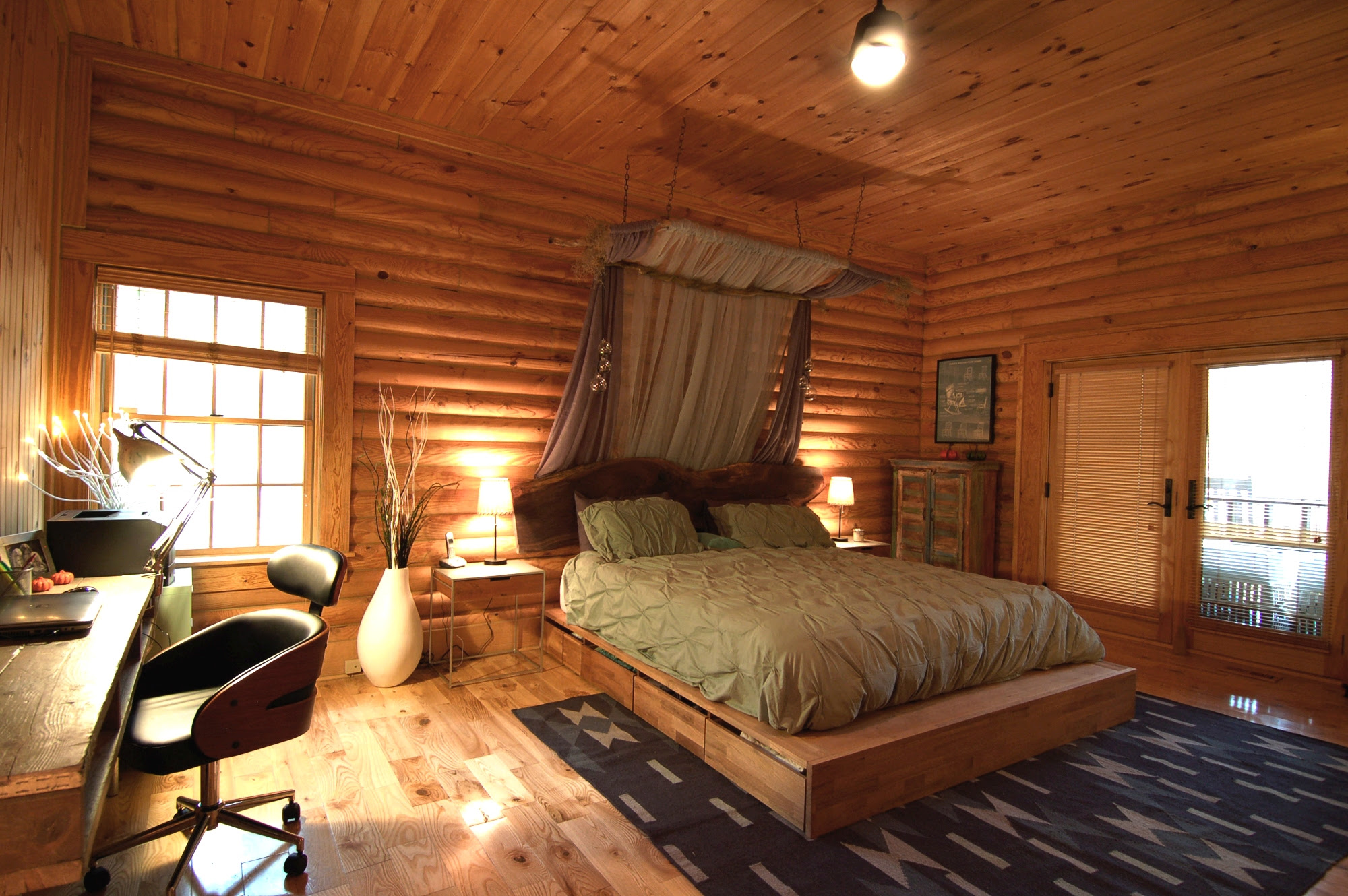 RUSTIC MODERN: LOG CABIN, North Carolina. | FreeSpace Design - Euro