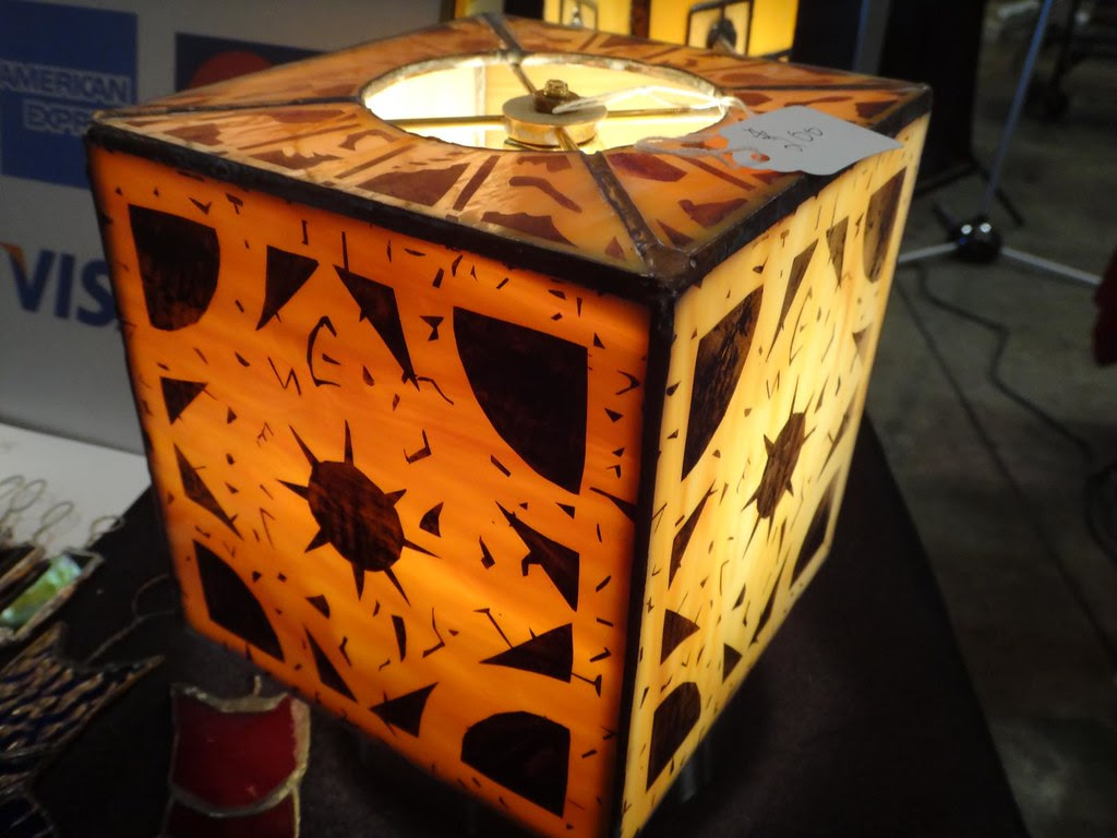 Boston Comic Con 2013 Glass by Joe Hellraiser Box Lament Configuration lamp