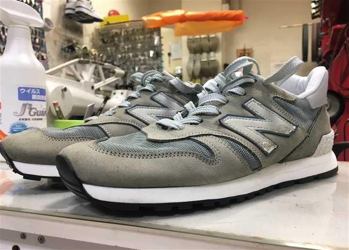 ニューバランス New Balance の修理を専門家が解説します くつ修理なかじま