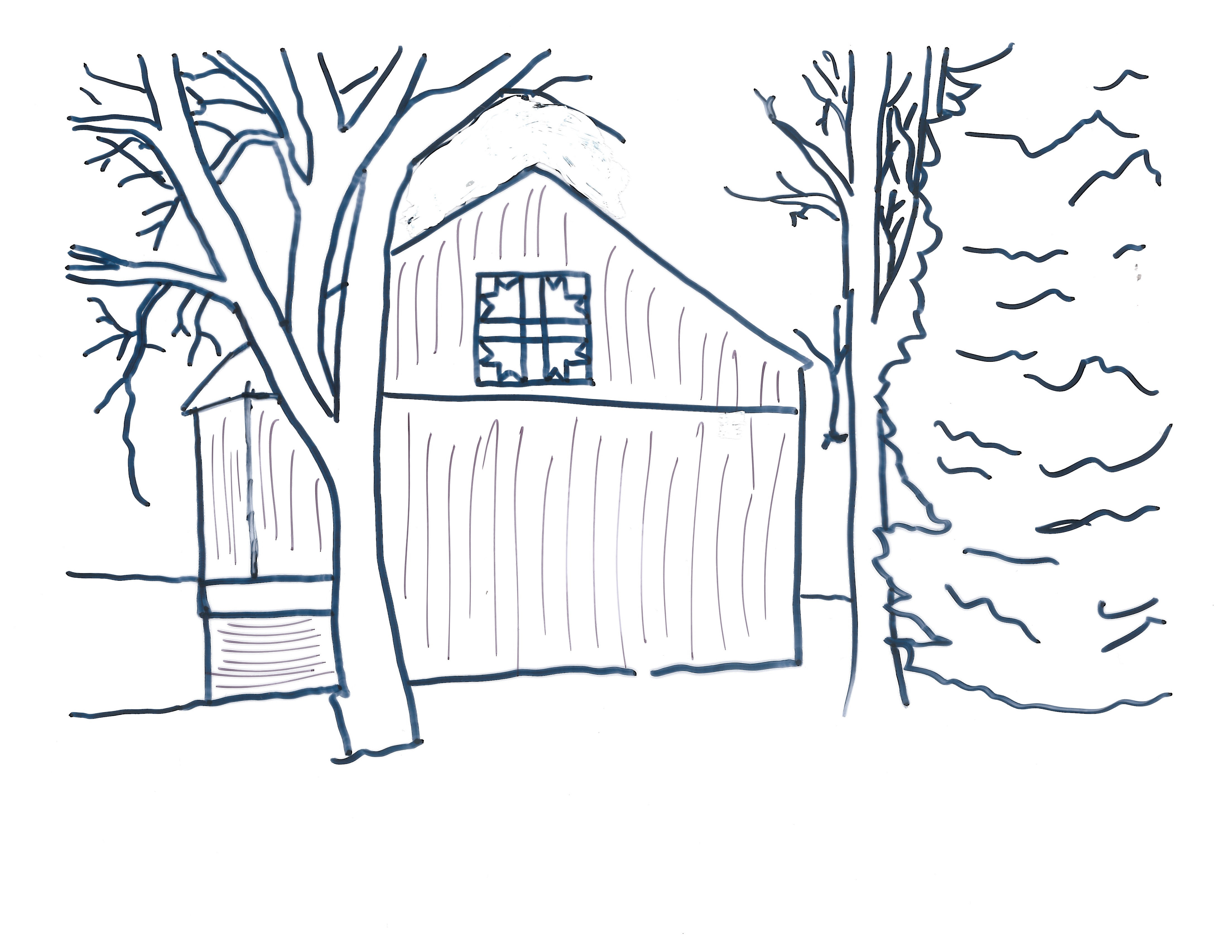 Coloring Pages - Barn Quilts in Garrett County, Maryland