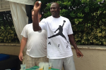 MJ Takes Talents to Beer Pong Table