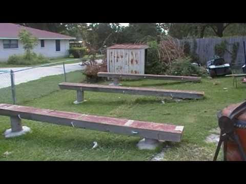 backyard shop pt 1- leveling the playing field - youtube