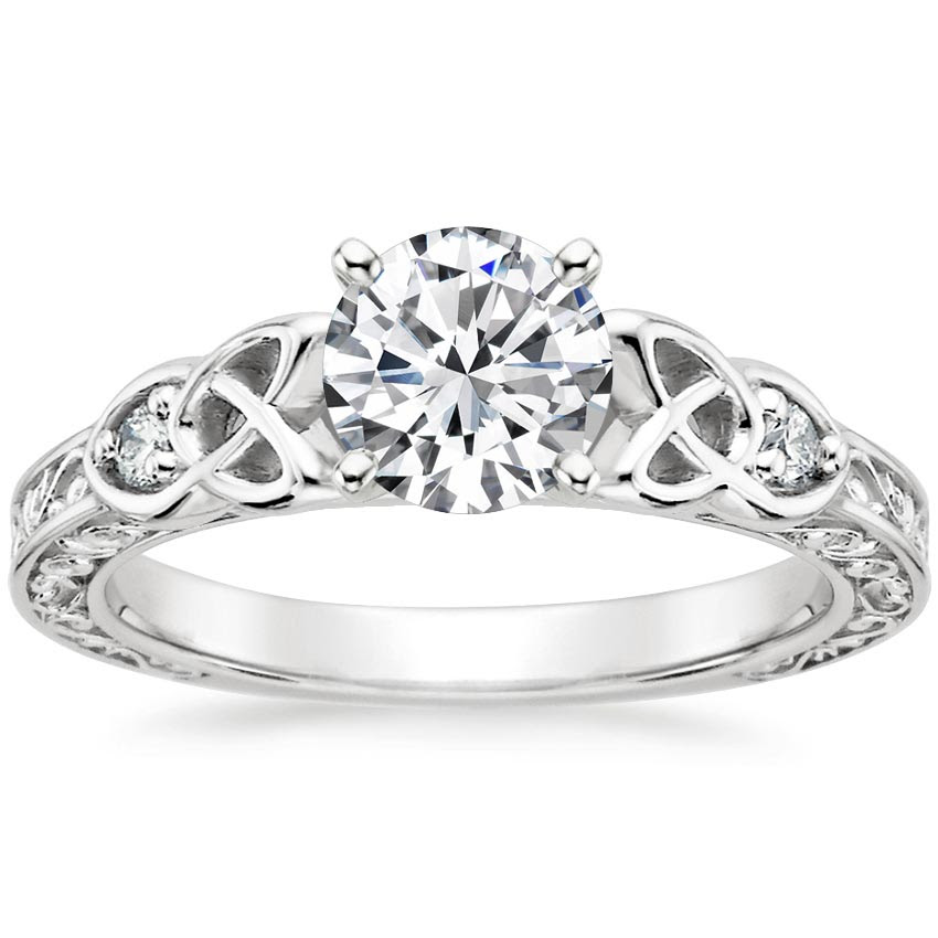 Celtic engagement ring settings only