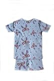 New Jammies Organic Cotton Snuggly PJ's Short Set Butterfly Kisses, 12 Months