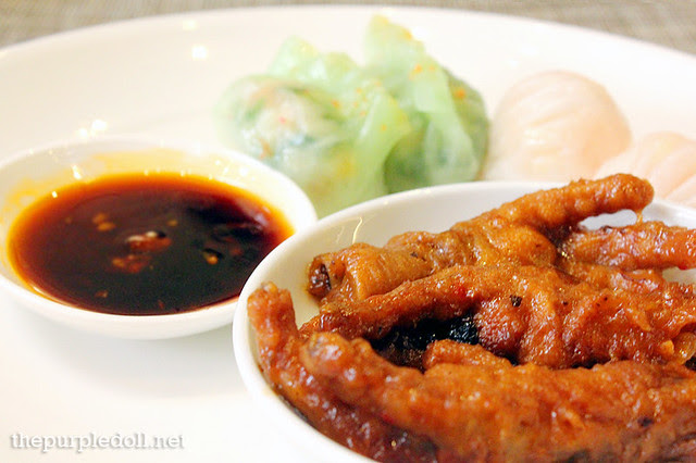 Dumplings and Chicken Feet at Spiral Sofitel